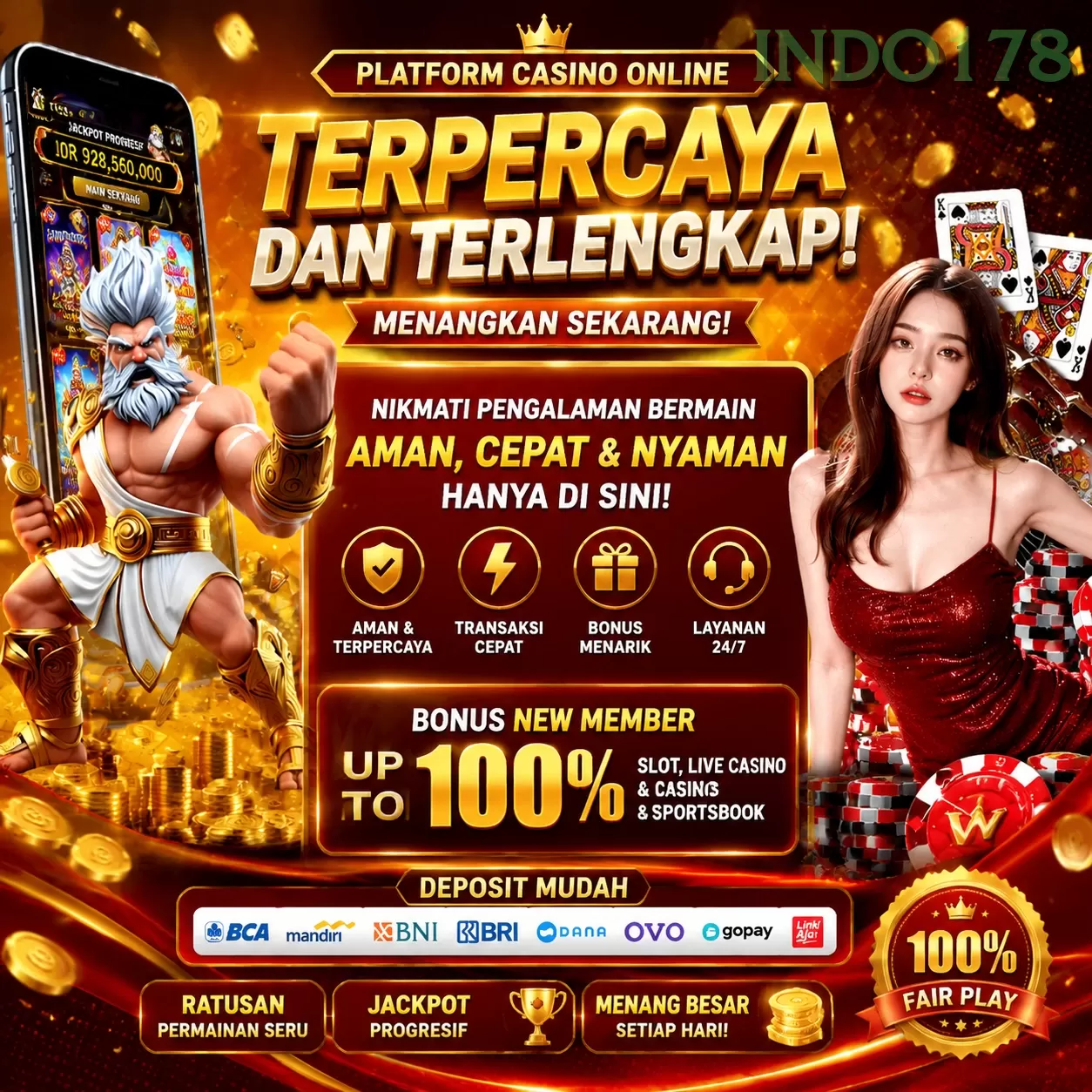 WELCOME BONUS NEW MEMBER 50_ promotion image